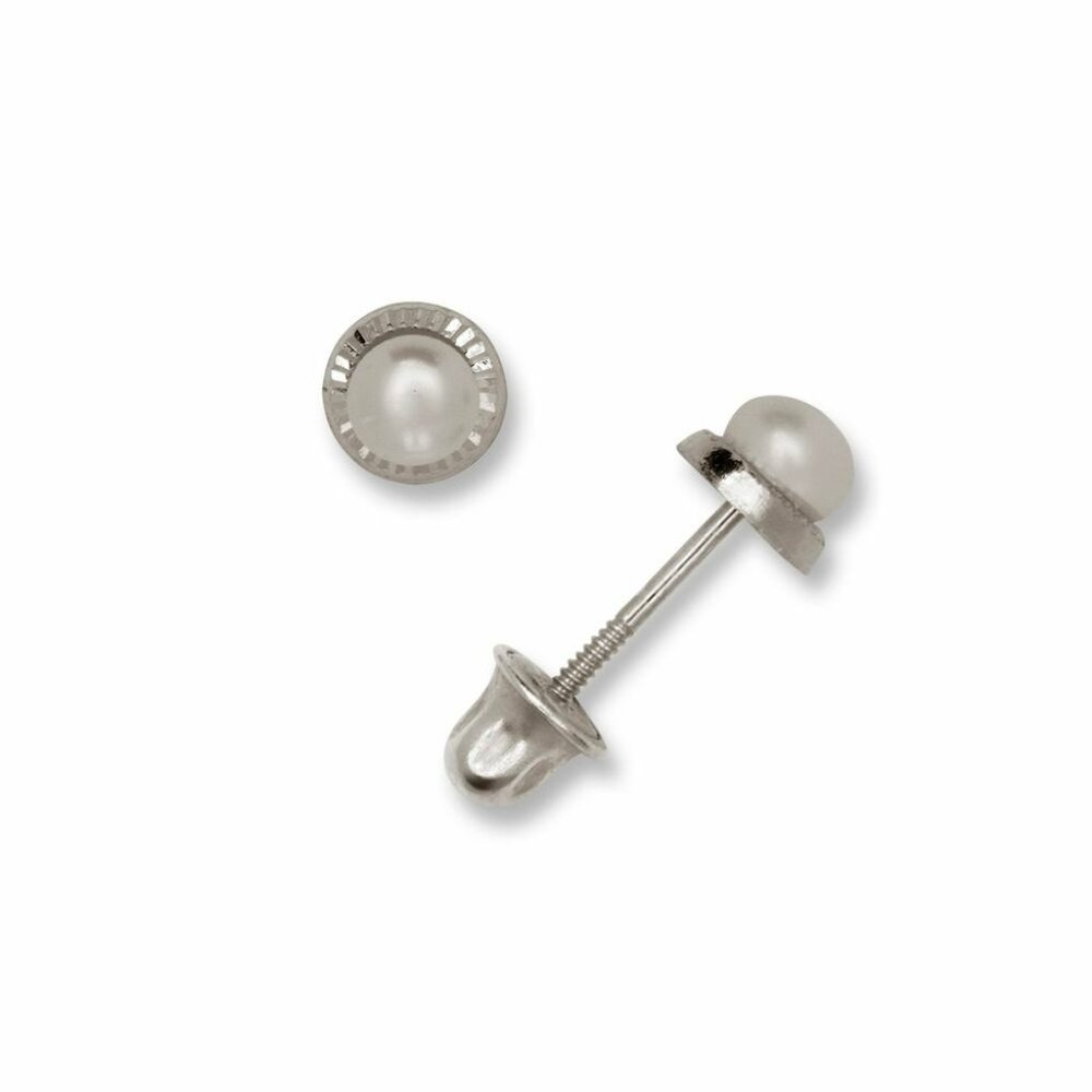 Authentic 14k Solid Gold 4mm Minimal Tiny Bezel P… - image 4